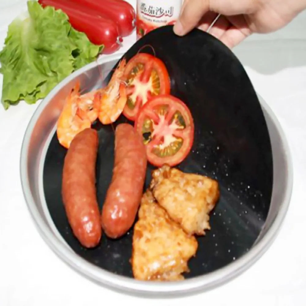 2 PCS PTFE Non-Stick Frying Pan Liners – Reusable Wok Pads Cookware Liner Mat Nixie