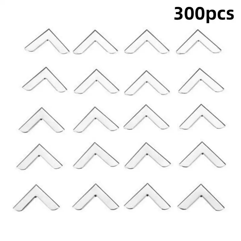 100PCS Metal Corner Guards for Scrapbooking & Photo Albums Craft Corner Guards Nixie B2