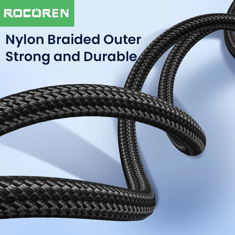 Rocoren 3.5mm to 2 RCA Male Aux Audio Cable Splitter AUX Audio Cable Nixie