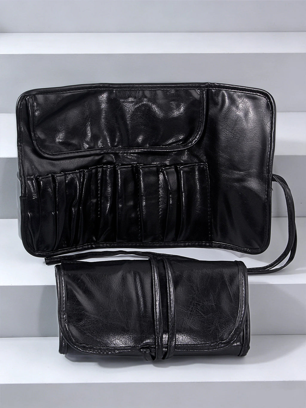 10-Slot Foldable Waterproof Makeup Brush Bag Travel Organizer Makeup Brush Bag Nixie