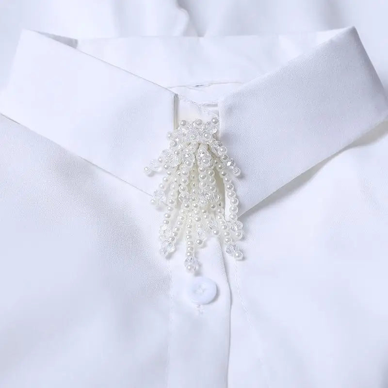 Pearl Button Covers Shirt Cufflinks – DIY Alloy Accessories