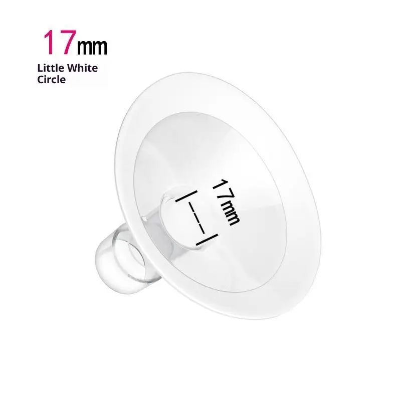 BPA-Free Breast Pump Flange Replacement – Universal PP Shield Breast Pump Flange Nixie 17mm No plug