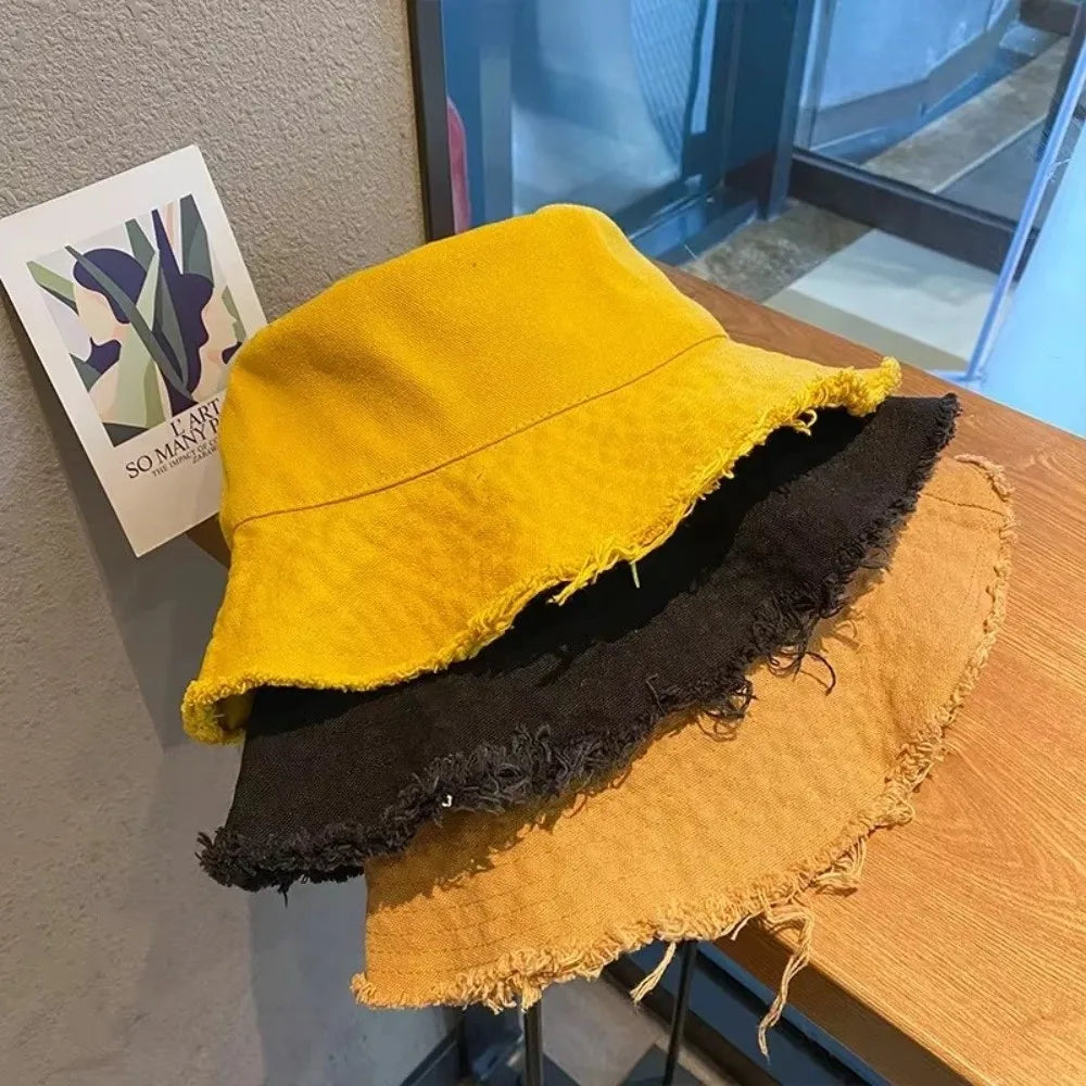 Cotton Bucket Hat Foldable Unisex Sun Hat – Beach Fisherman Cap Bucket Hat Nixie