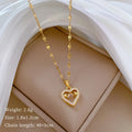 Copper Heart Pendant Necklace – Gold & Rose Gold for Women Pendant Necklace Nixie XL2606-968
