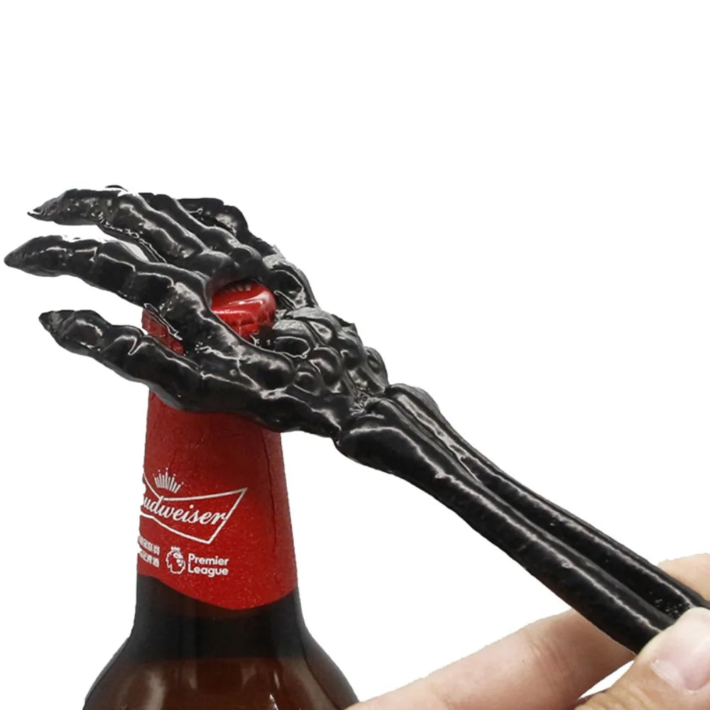 Cast Iron Skeleton Hand Bottle Opener – Halloween Bar Tool Bottle Opener Nixie