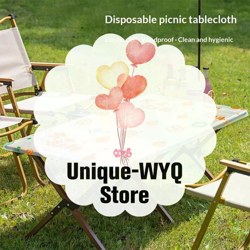 10-Pack Disposable Plastic Tablecloths – Waterproof & Oil-Proof Disposable Tablecloth Nixie