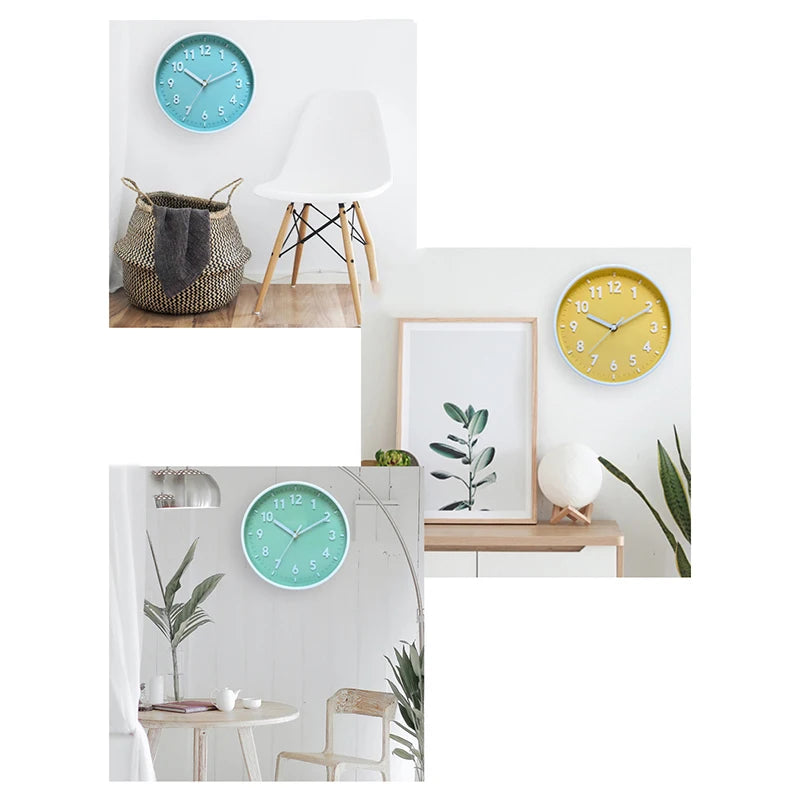 8-Inch Silent Round Wall Clock – Modern Home Décor Wall Clock Nixie