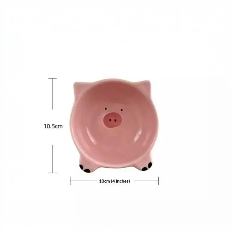 Cute Pig Ceramic Mini Dipping Bowl – Sauce Dish for Hot Pot BBQ Ceramic Dipping Bowl Nixie