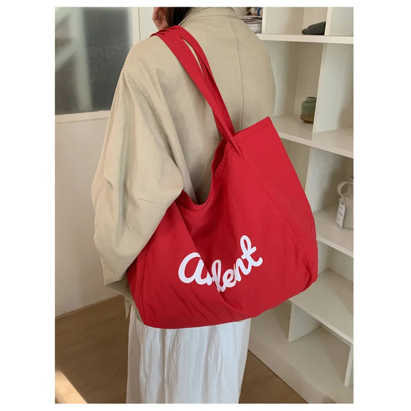 Large Canvas Tote Bag Women – Korean Fashion Shoulder Bag Women's Tote Bag Nixie