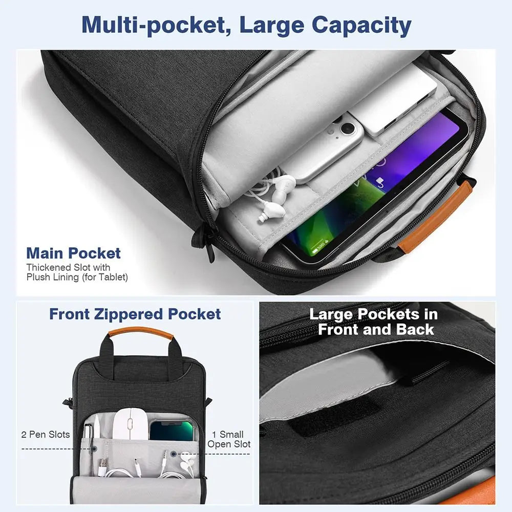 Tablet Laptop Sleeve Case 9–13.3" | Shoulder Strap & Storage Tablet Laptop Sleeve Nixie