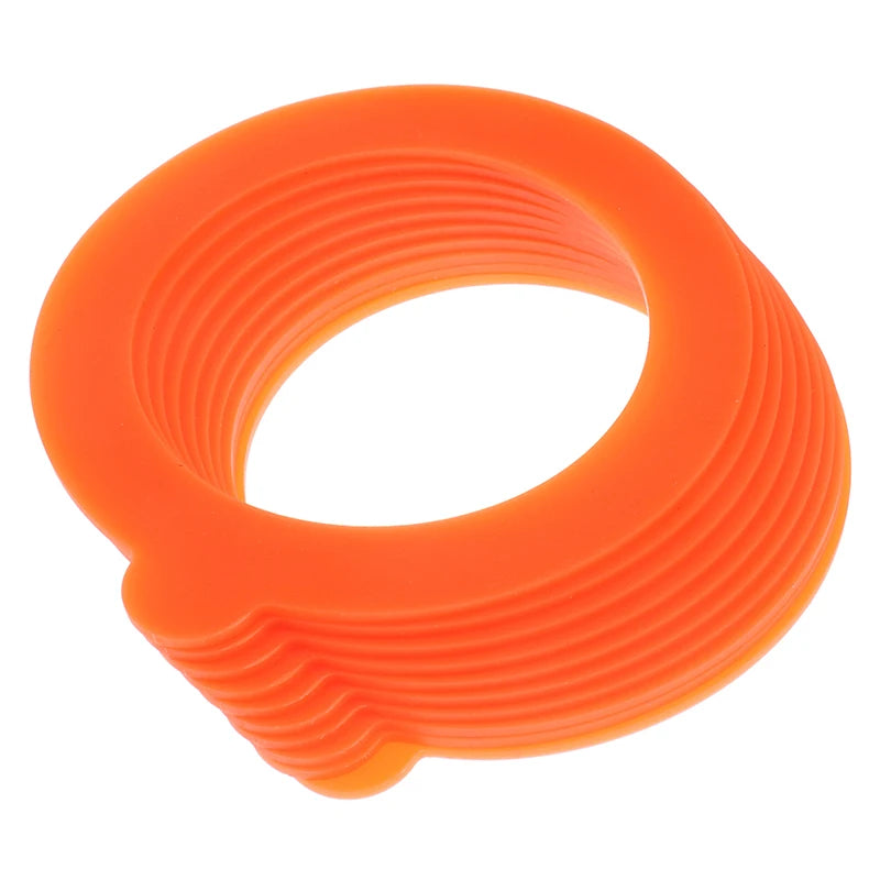 10-Pack Silicone Jar Gaskets – Airtight Leak-Proof Seal Rings Jar Gasket Seals Nixie
