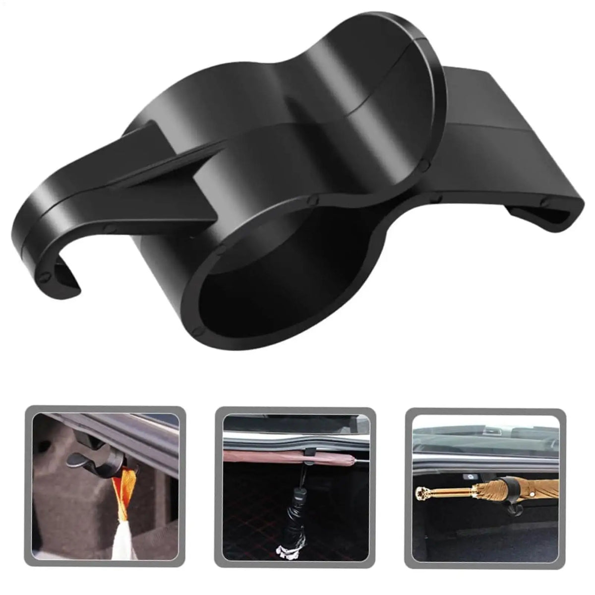 2pcs Car Umbrella Hook Clips – Multifunctional Trunk Organizer