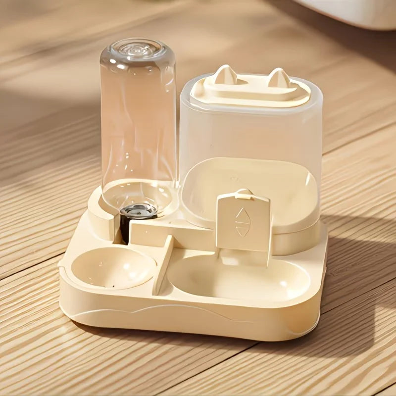 2-in-1 Large Pet Feeder & Water Dispenser for Cats & Dogs Pet Feeder Dispenser Nixie