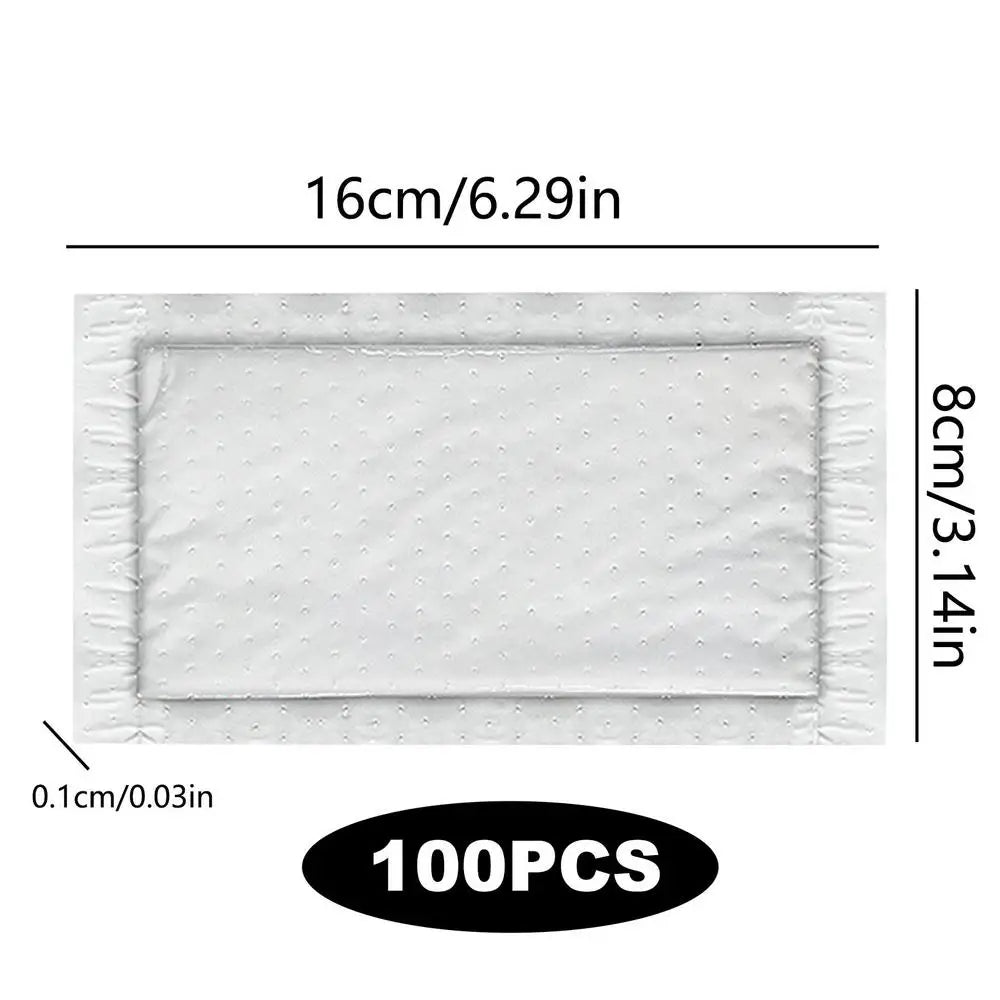 100PCS Meat Absorbent Pads – Dri-Lock Food Freshness Pads Meat Absorbent Pads Nixie 160x80MM