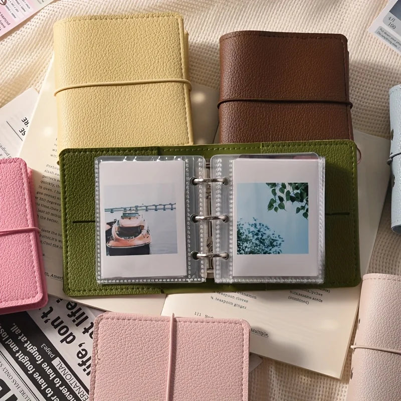 Mini Soft Leather Pocket Photo Album – 50 Pages | Nixie Pocket Photo Album Nixie