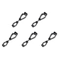 5-Pack Non-Slip Plastic Glove Clip Hangers for Work & Outdoors