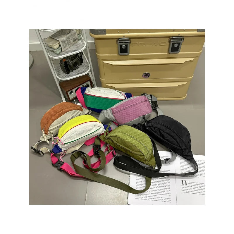 Japanese Style Waterproof Chest Bag | Unisex Crossbody Sling Crossbody Chest Bag Nixie