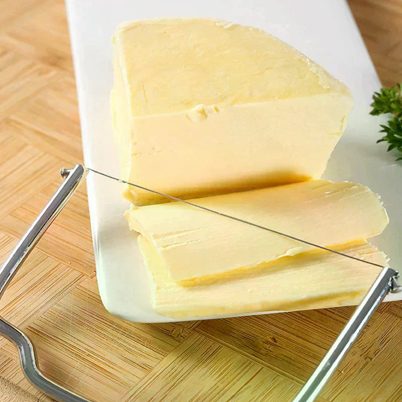 Wire Cheese & Butter Slicer – Stainless Steel Kitchen Tool Wire Cheese Slicer Nixie