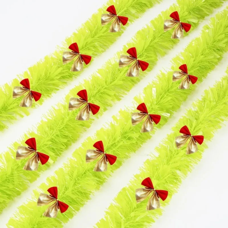 2M Neon Flower Wreath UV Glow Party Decoration 80s 90s Party Decoration Garland Nixie