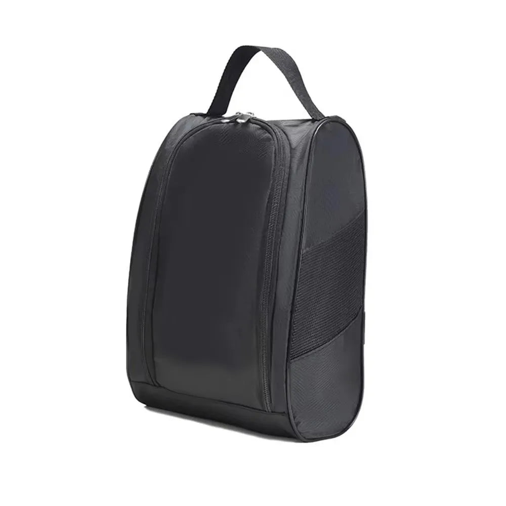 Golf Shoe Bag Oxford Cloth Breathable Dustproof Carrier Golf Shoe Bag Nixie black