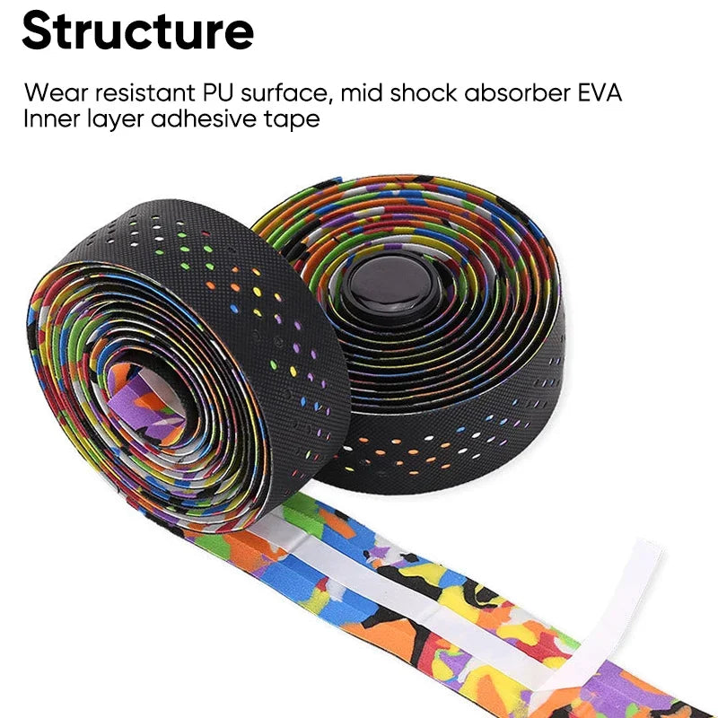 Anti-Slip Cycling Handlebar Tape – Road & Gravel Bike EVA Grip Bike Handlebar Tape Nixie