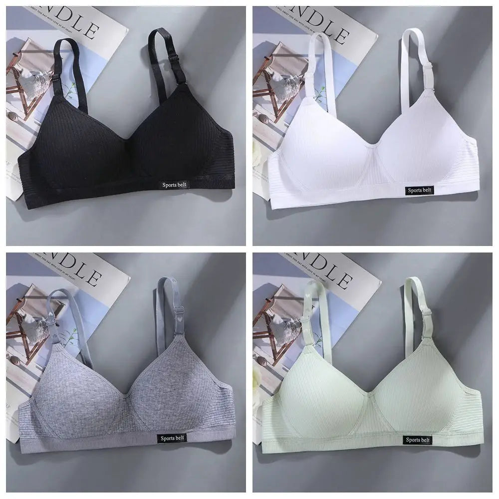 Women's Cotton Wire-Free Seamless Bra – Sports & Sleep Seamless Cotton Bra Nixie