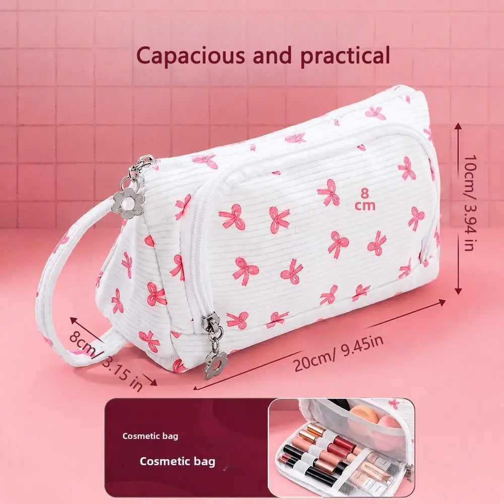 Large Canvas Pencil Case – Big Capacity Multifunctional Pouch Pencil Case Pouch Nixie