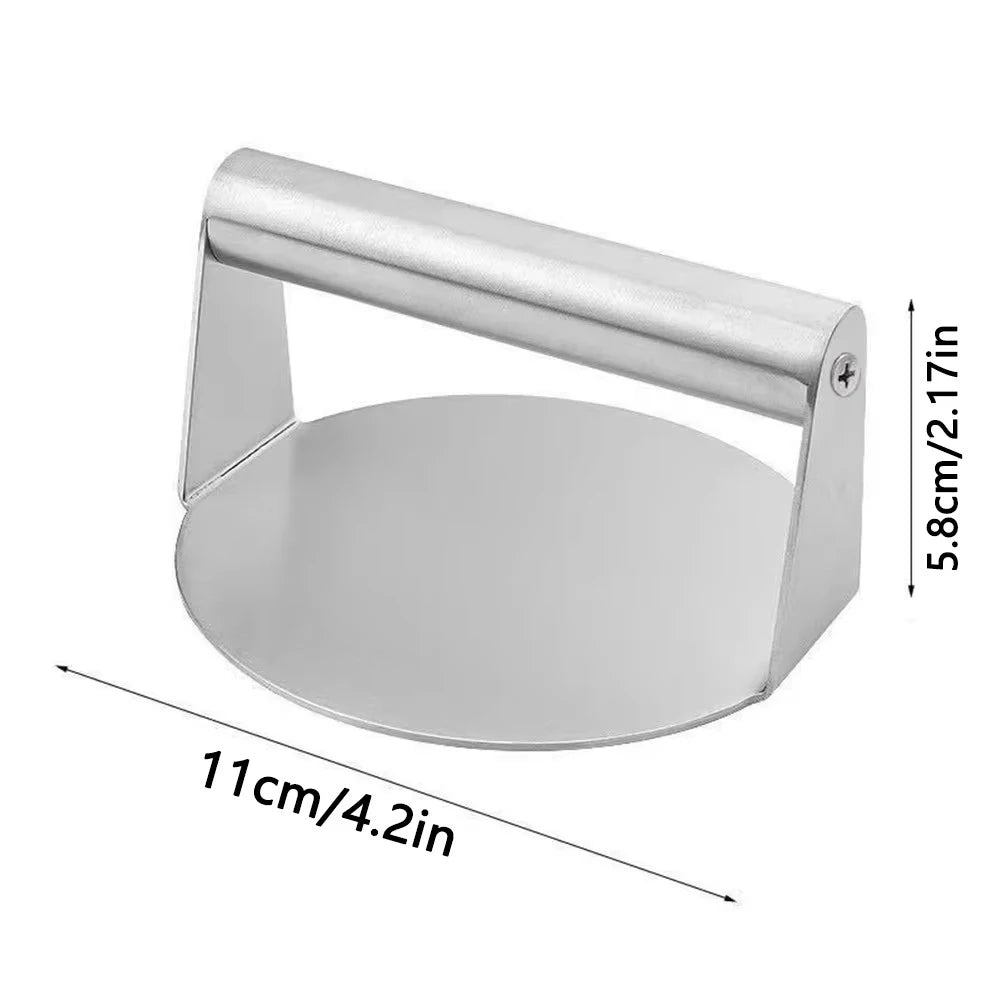 Stainless Steel Hamburger Patty Press & Meat Pie Making Tool