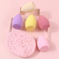 6pc Makeup Sponge Set – Slanted Beauty Blender Puffs | Nixie