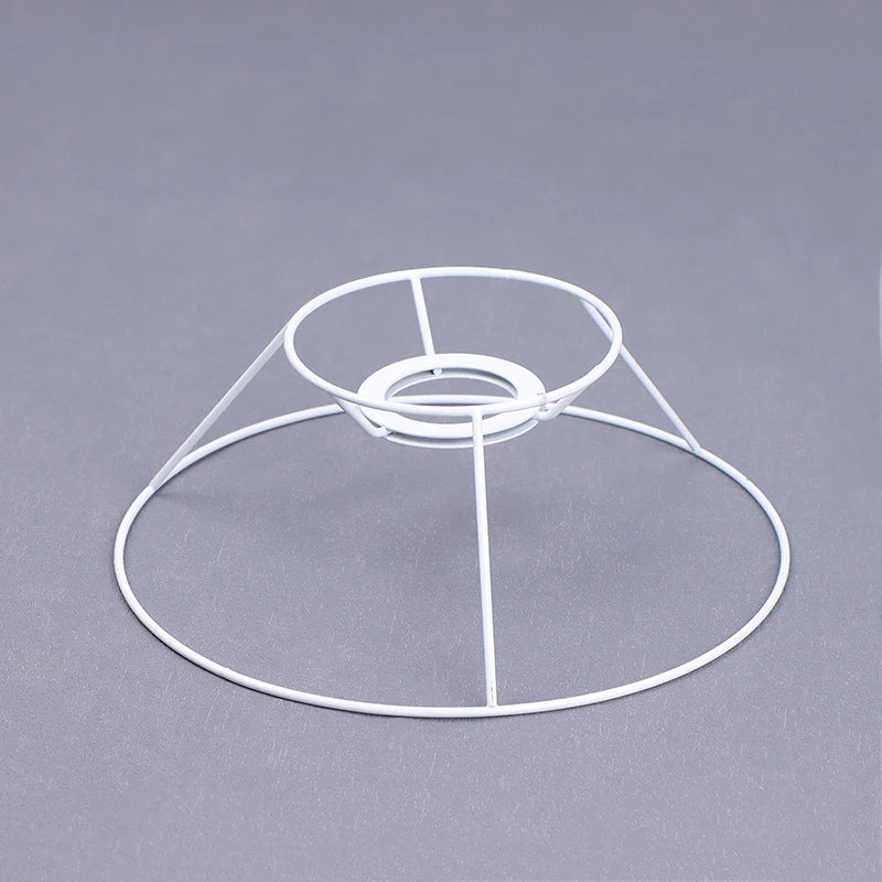 Vintage Iron Wire Lampshade Frame DIY Light Cage Guard Ring Wire Lampshade Frame Nixie