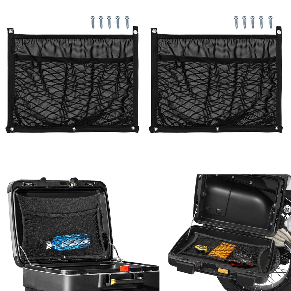 BMW Vario Case Cargo Mesh Net Storage Organizer – GS Models Motorcycle Pannier Organizer Nixie
