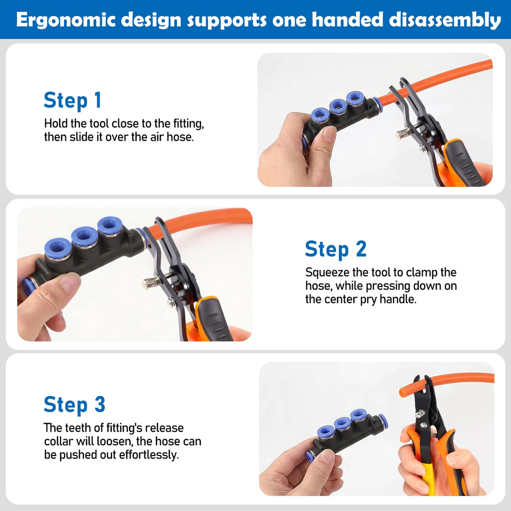 Pneumatic Disconnect Tool Set – Push-to-Connect Fitting Pliers