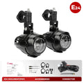 KEMIMOTO LED Fog Lights for BMW R1250GS R1200GS R1300GS E24 SAE Motorcycle LED Fog Lights Nixie Set with E24-Mark
