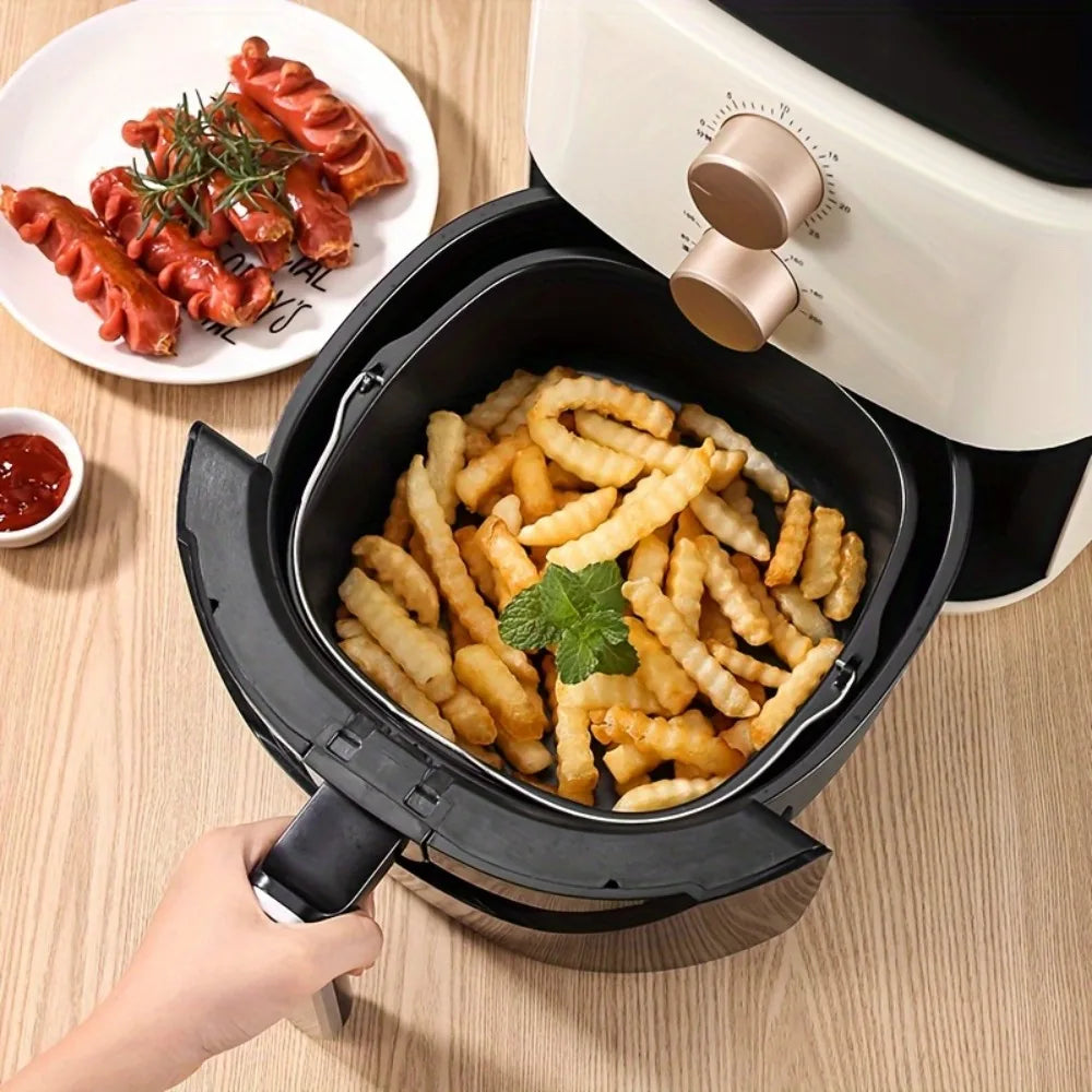 Non-Stick Carbon Steel Air Fryer Basket & Baking Pan Baking Pan Nixie