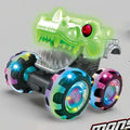 Monster Truck Pull Back Toy with Lights – Kids Gift Ages 4–12 Pull Back Toy Truck Nixie Dinosaur