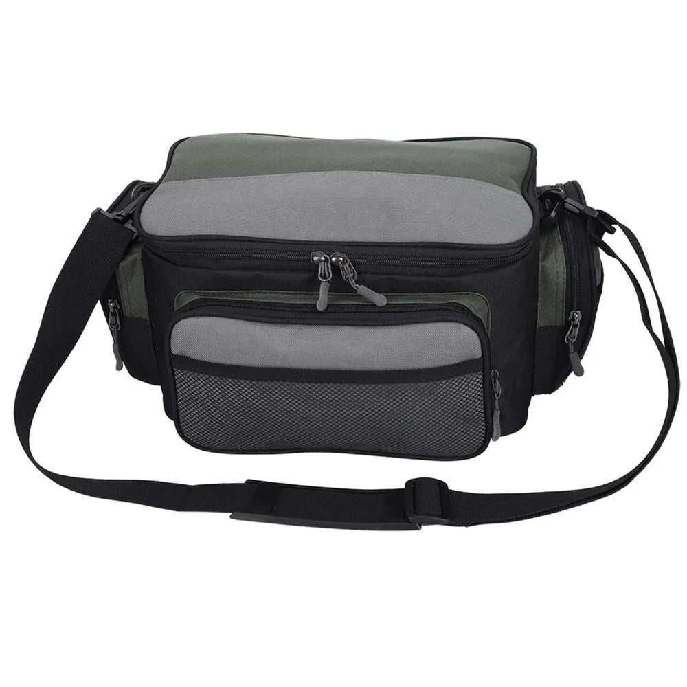 600D Oxford Fishing Bag – Large Capacity Tackle Organizer Fishing Tackle Bag Nixie