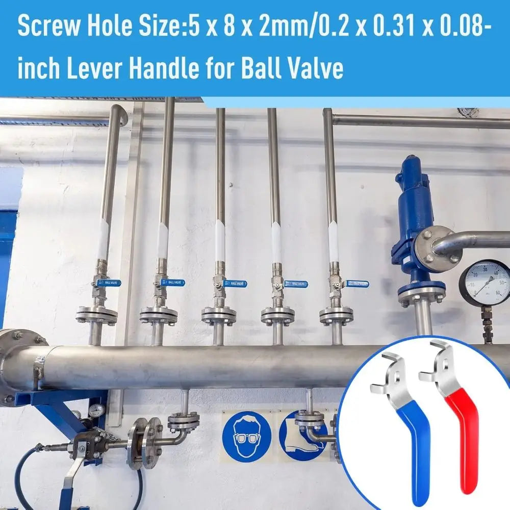 Chrome Ball Valve Handle – Universal Quarter-Turn Lever Ball Valve Handle Nixie