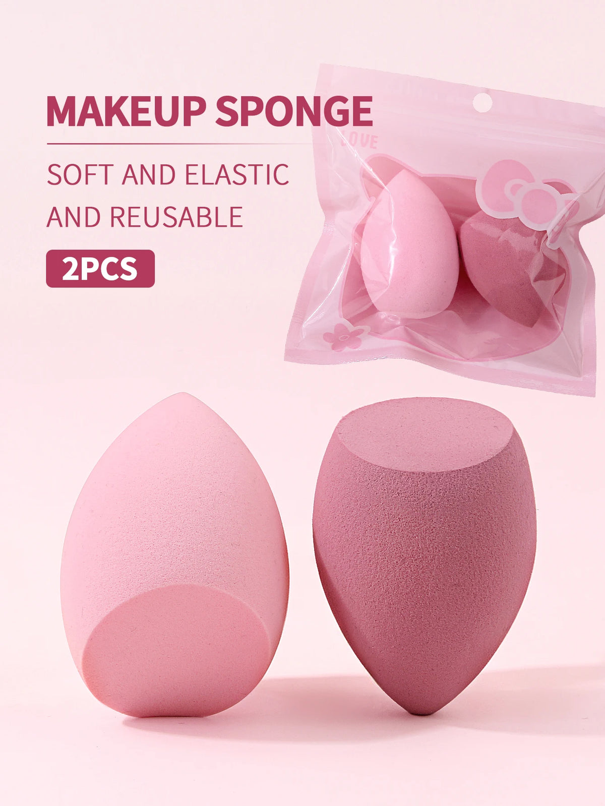 Large Soft Elastic Makeup Blending Sponge – Wet & Dry Use