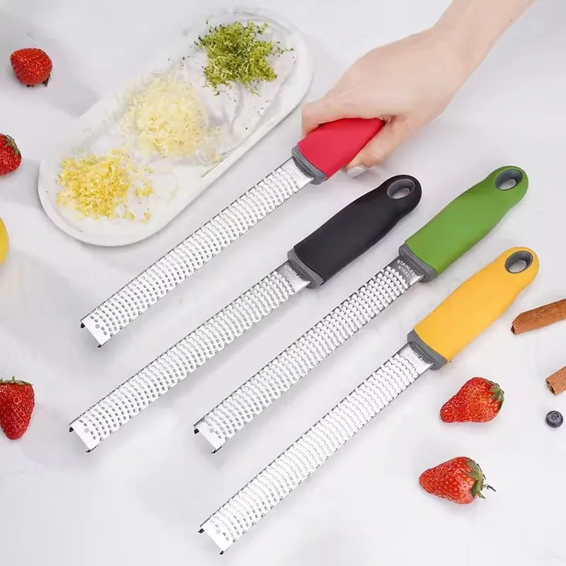Stainless Steel Cheese & Fruit Grater | Chocolate Lemon Zester Kitchen Grater Zester Nixie