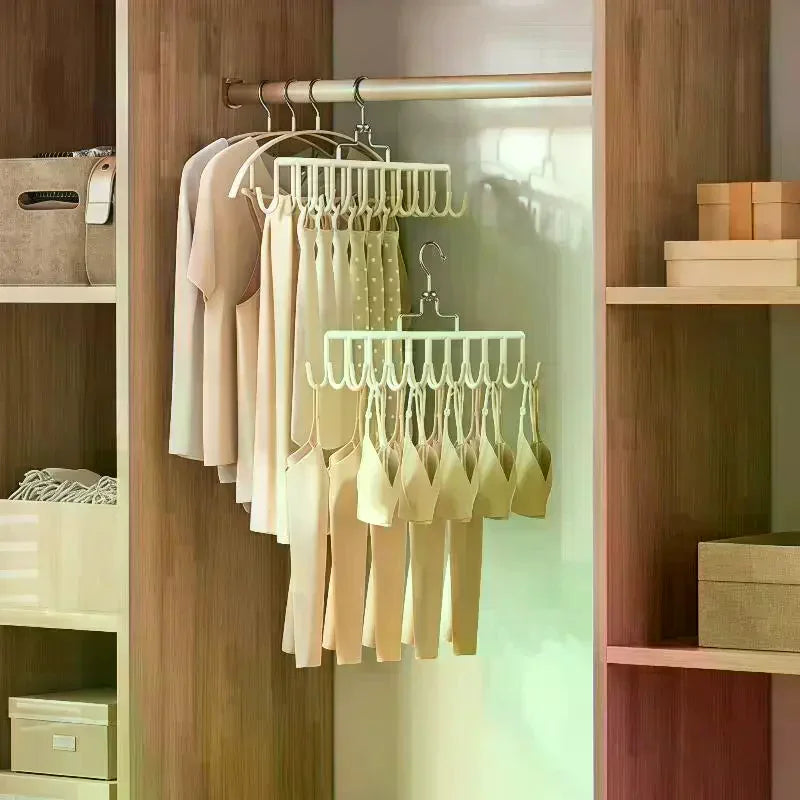 Multipurpose Hanger for Bras, Tank Tops, Scarves & Underwear Clothing Hanger Organizer Nixie