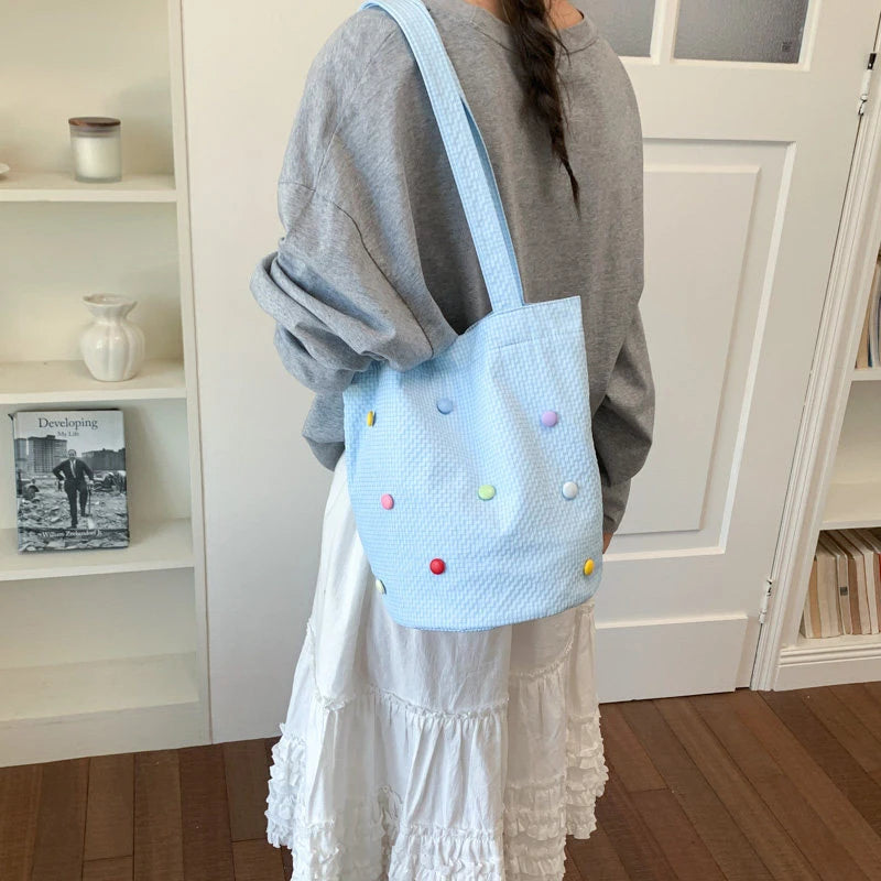 Women's Large Capacity Korean Nylon Tote Shoulder Bag Tote Shoulder Bag Nixie