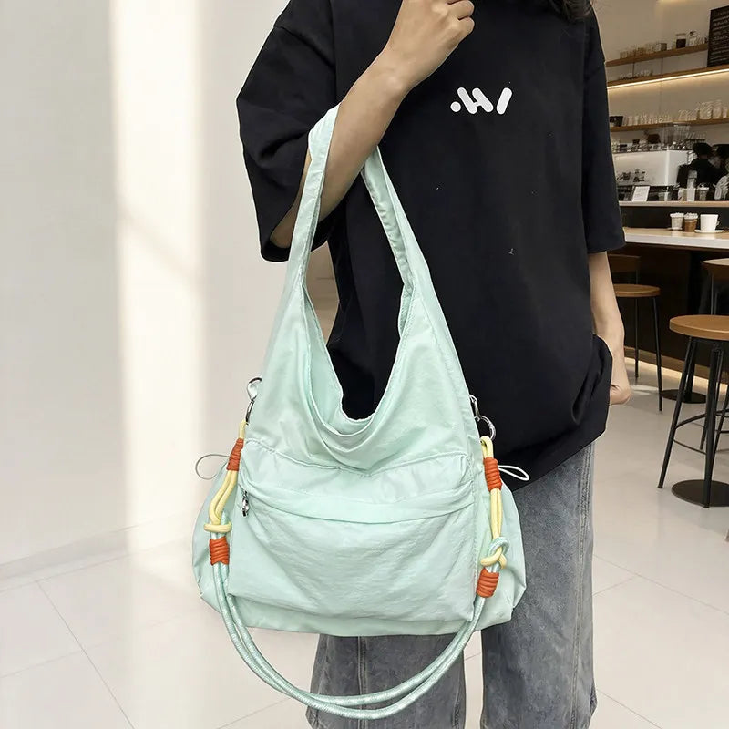 Women's Large Nylon Crossbody Shoulder Bag – Lightweight Travel Crossbody Shoulder Bag Nixie