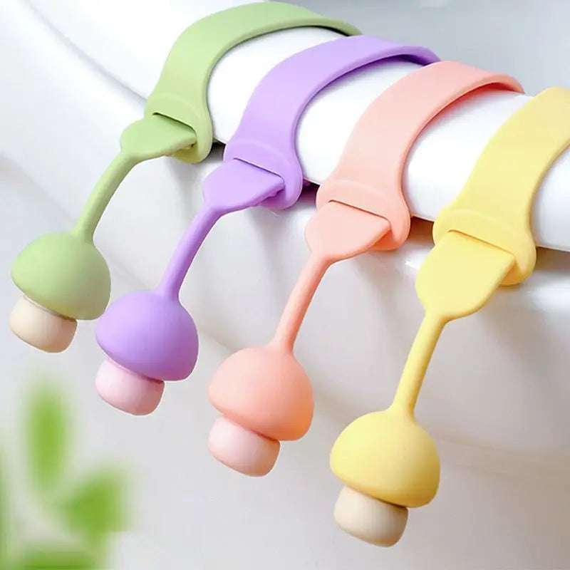 Silicone No-Touch Toilet Seat Lifter – Sanitary Bathroom Handle Toilet Seat Lifter Nixie
