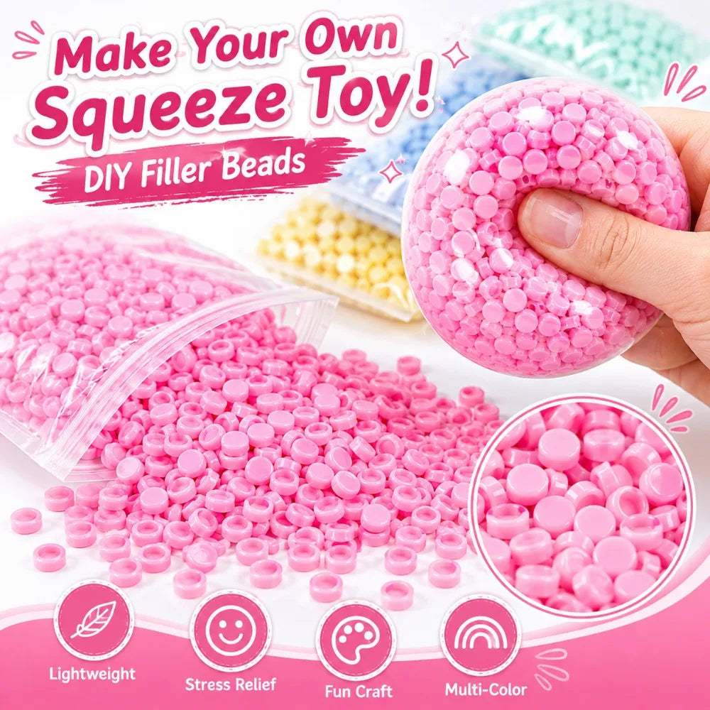 DIY Bobo Ball Stuffing Beads – Small Round Granules for Crafts Craft Stuffing Beads Nixie
