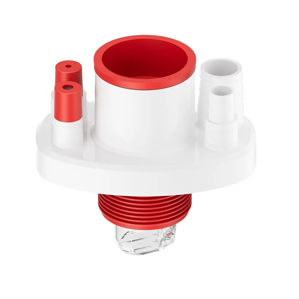 5-in-1 Kitchen Drain Pipe Connector | Odor-Proof Multi-Port Drain Pipe Connector Nixie White