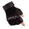Tactical Fingerless Gloves – Half Finger Sport & Outdoor Tactical Sport Gloves Nixie black M