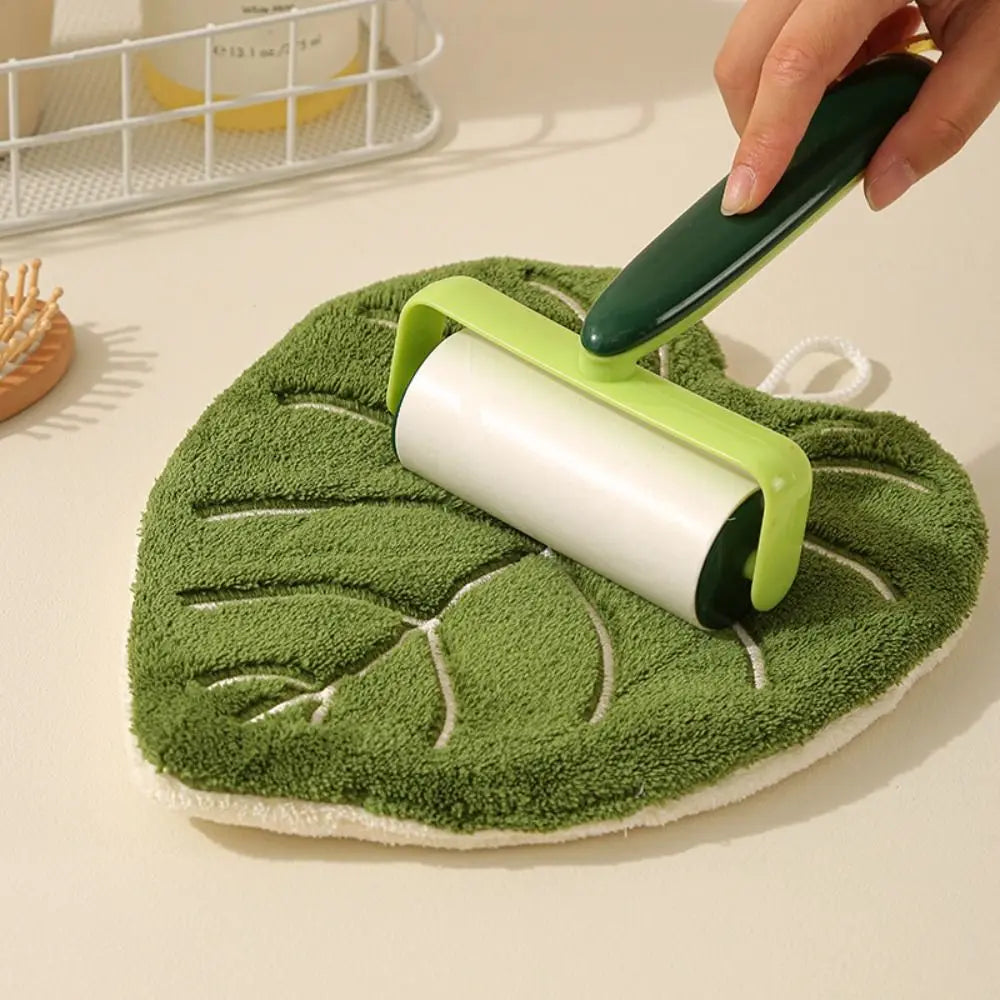 Double-Layer Leaf Hand Towel – Fast-Dry Hanging Kitchen Cloth