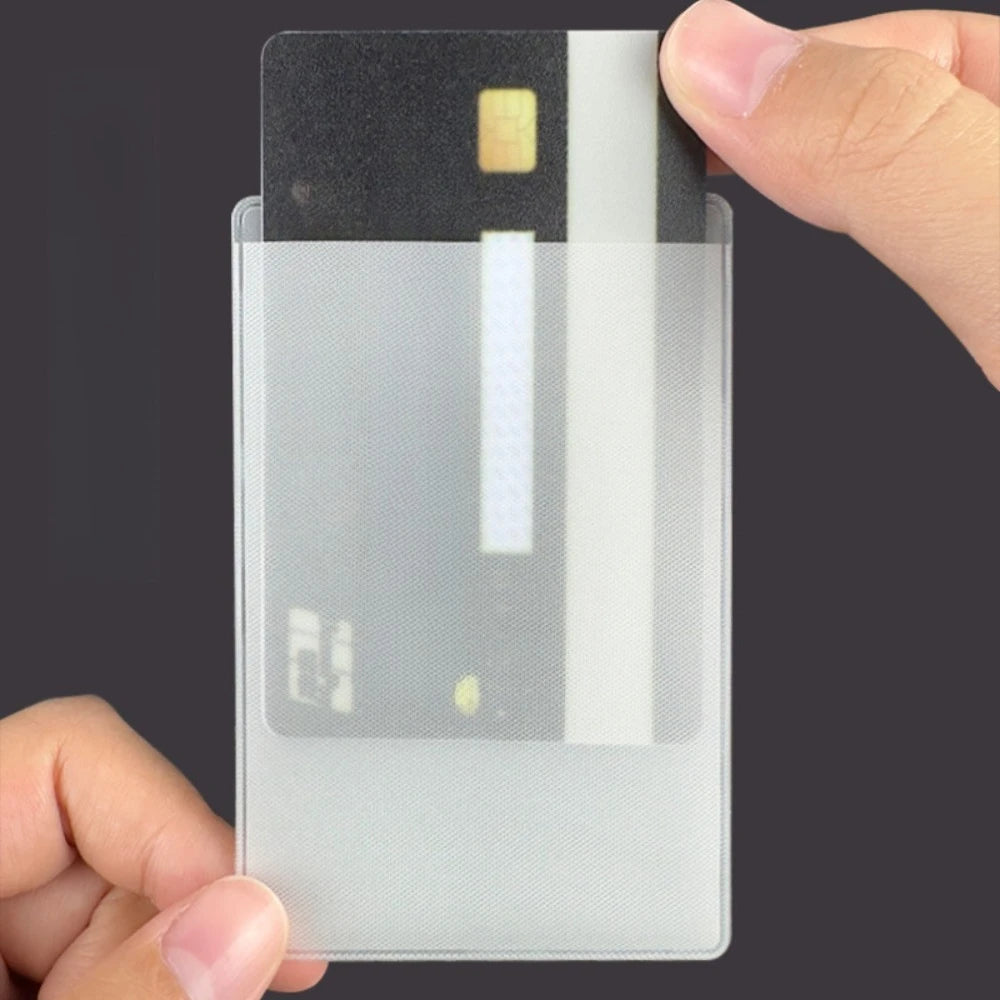 10PCS PVC Card Protectors for Credit, ID & Medical Cards Card Protector Sleeves Nixie