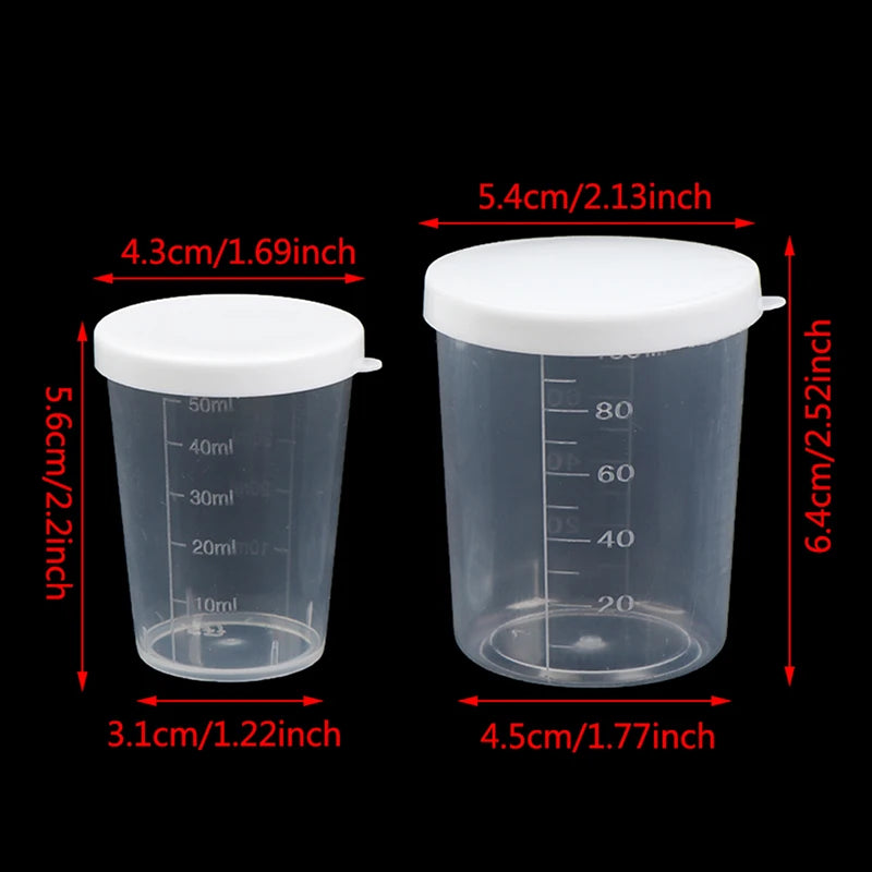 Automotive Paint Measuring Cup with Lid – 385ML to 2300ML Paint Measuring Cup Nixie