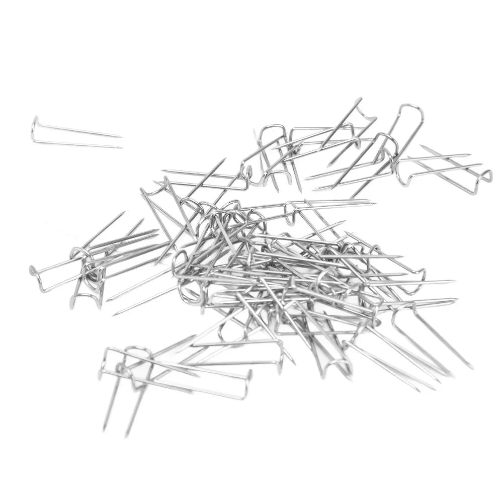 200Pcs Stainless Steel U-Shaped Sewing Fork Pins – Silver Sewing Fork Pins Nixie